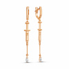 Серьги "Шприц с каплей"