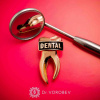 Брошь "Зубик DENTAL" позолота