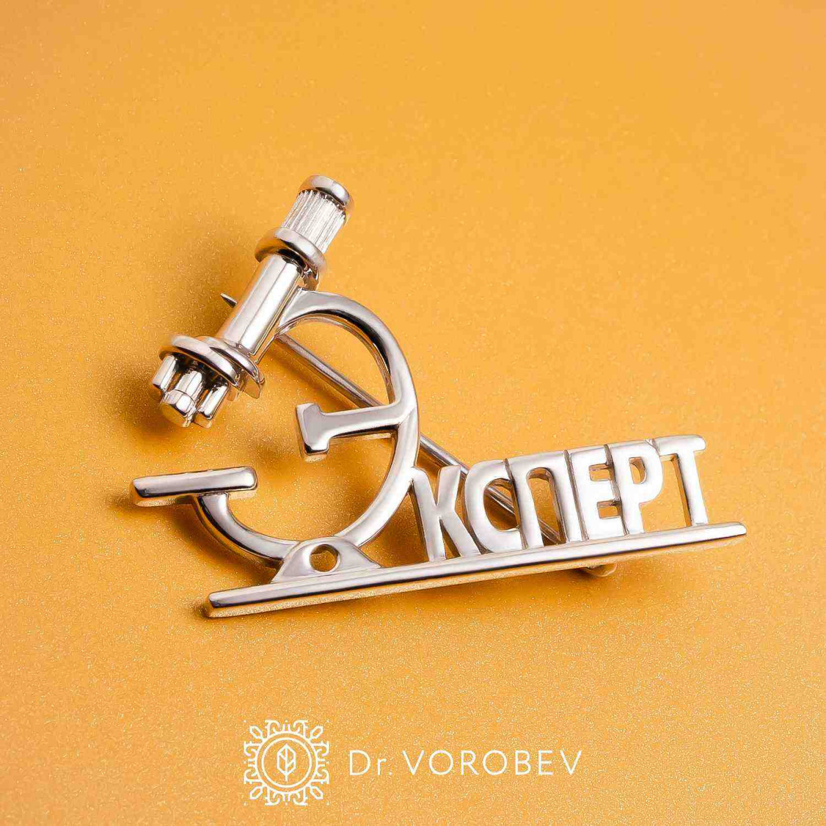 Брошь "Эксперт"
