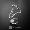 Брошь "Фонендоскоп №7"
