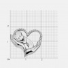 Брошь "Дитя в ладонях №2"
