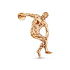 Брошь "Дискобол"